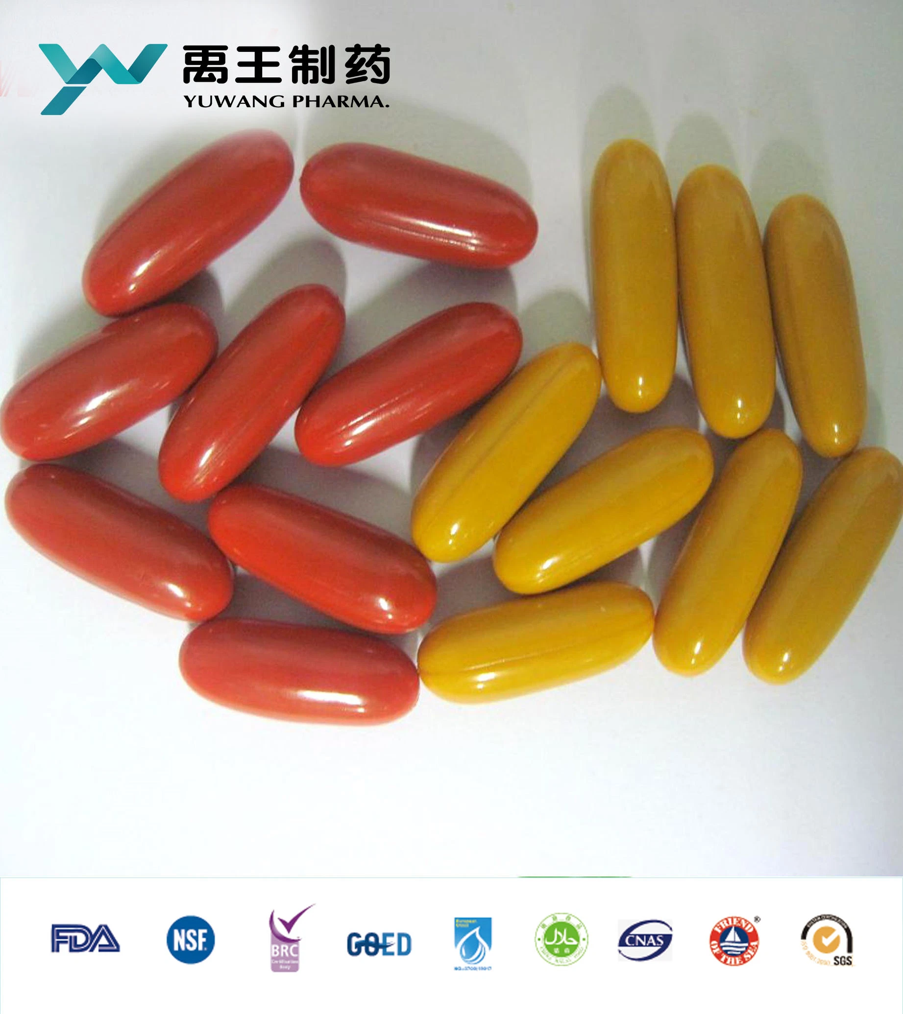 Brc/NSF/ISO Yuwang OEM Plant Spirulina Softgel Capsule Health Food for Adult in Bulk