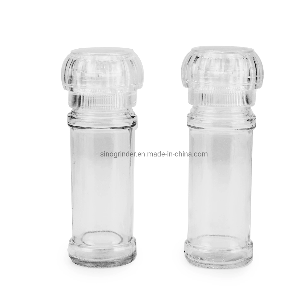 Glass Bottle Sugar Spice Salt Pepper Shaker with Glass Bottle