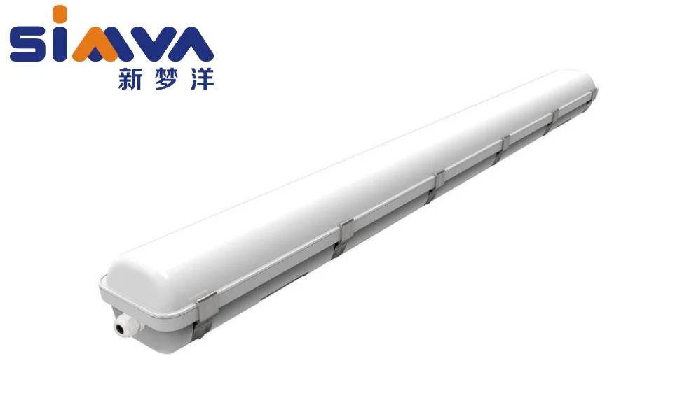 Water Proof Fixtured 4FT 36W LED Vapor Tight Light for Cold Storage Facilities, Walk-in Freezers, Food Processing Plants, Industrial Kitenchens