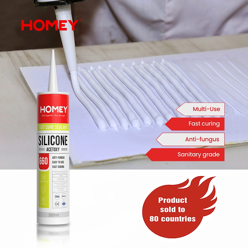 Homey Fast Cure силиконовый герметик для кухни и ванной Стеклокерамика