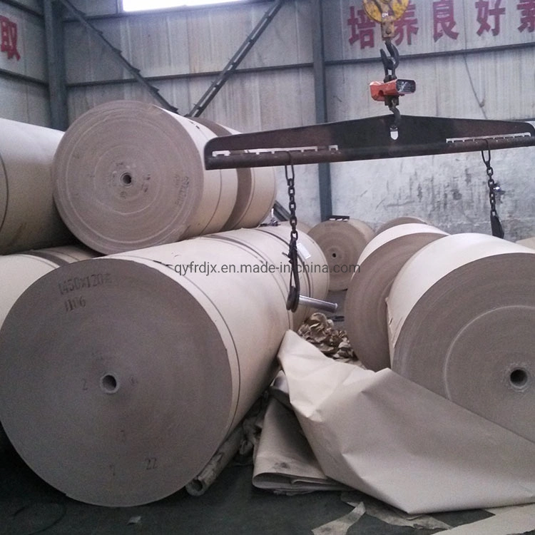 154 Low Cost Price 2800mm Fully Automatic Paper Plate Making Machine Corrugated Fluting Kraft Paper Production Line Manufacturing Kraft Paper Making Mill