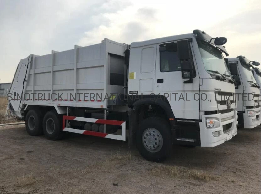 HOWO 6X4 Compression Garbage Truck 15cbm 25cbm