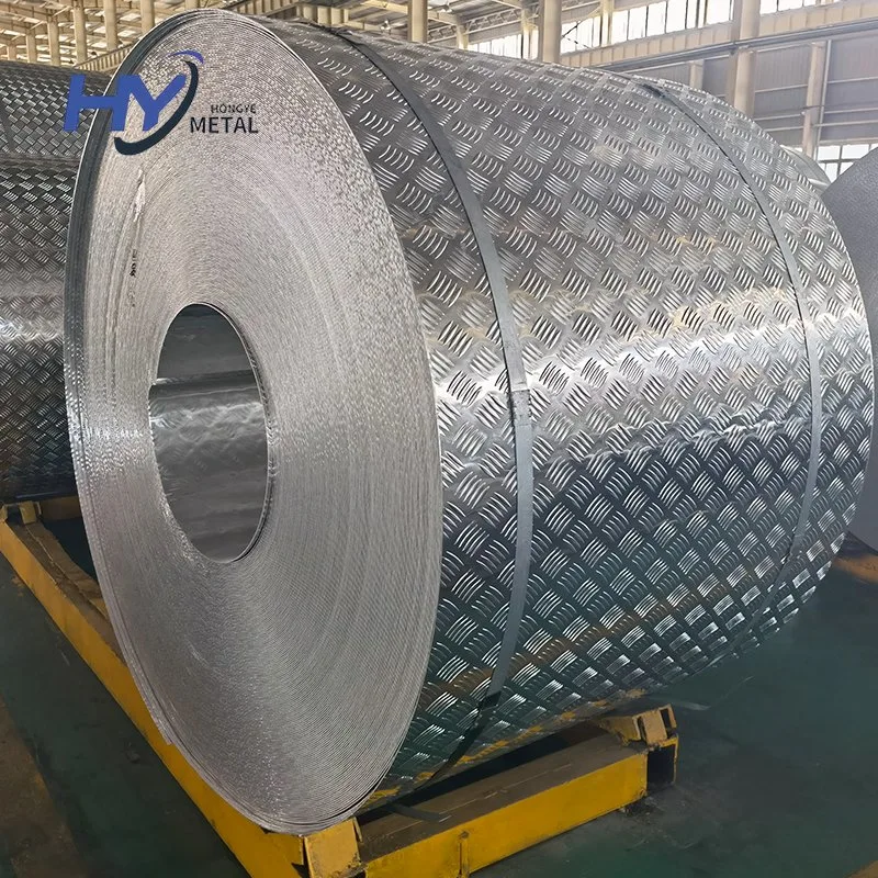 China Manufacture Embossed Diamond 5083 Sheet 1100 H18 Full Hard Aluminium 3003 H24 Aluminum Embossed Plate Coil