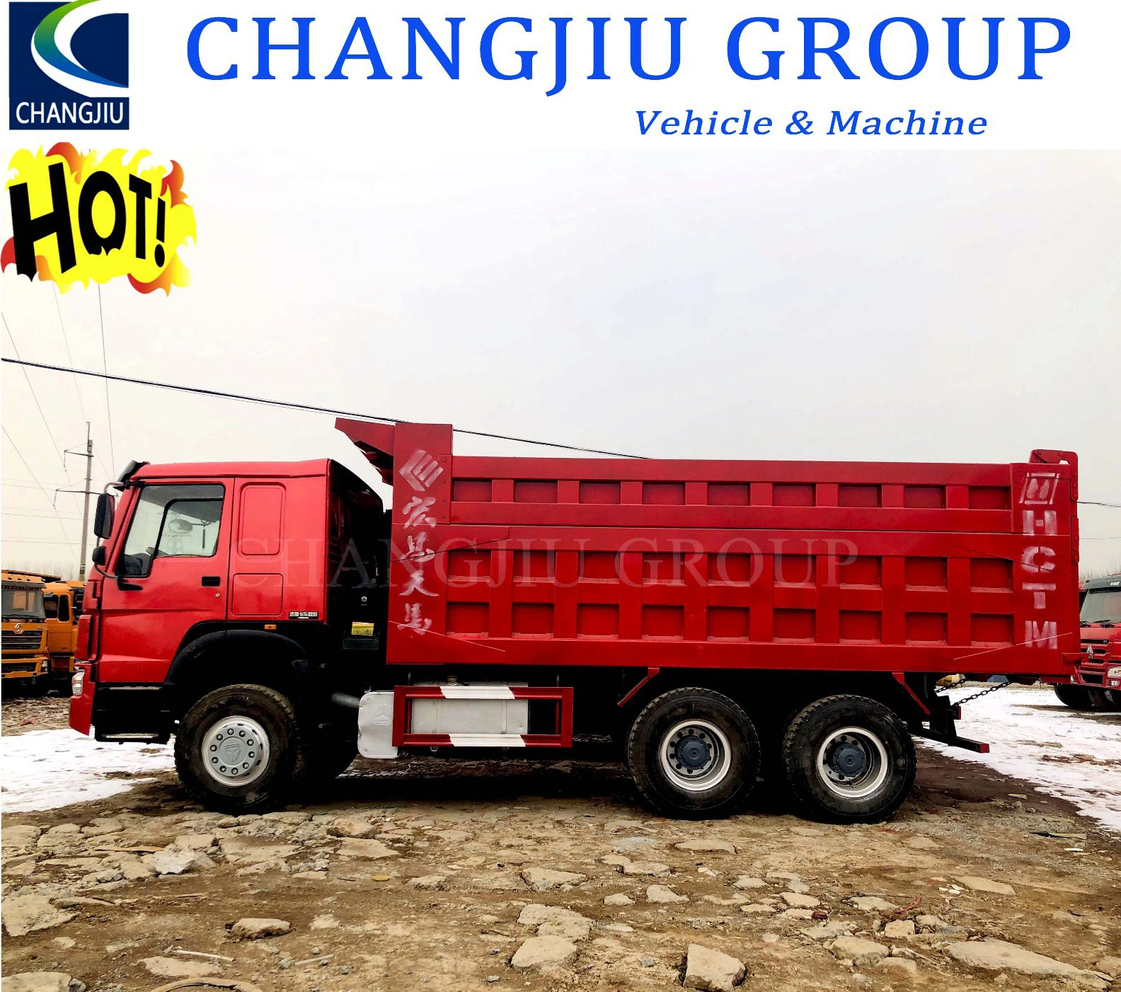 High quality/High cost performance  Used Sinotruck HOWO 6X4 Manual Transmission Mining Dump Truck for Sale