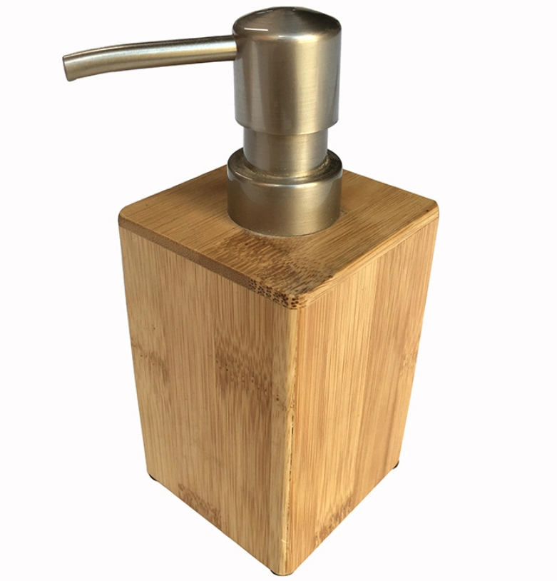 Bamboo Liquid Hand Wash Soap Dispenser, Bamboo Bathroom Accessories