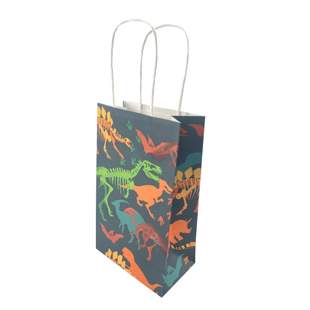 Bolsa de papel comercial bolsa de papel Kraft de diseño personalizado Giftbag juguetes de lujo