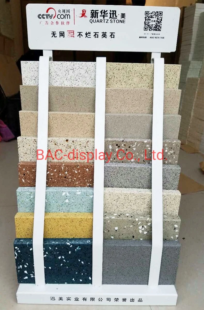 Marble Quartz Stone Display Rack/Wire Rack Display