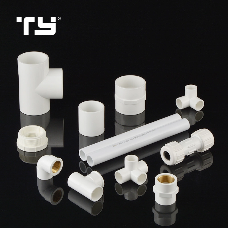 Alle Größen von Ty Brands ASTM Sch40 Sch80 Standard PVC/Kunststoff Wasserzuleitung