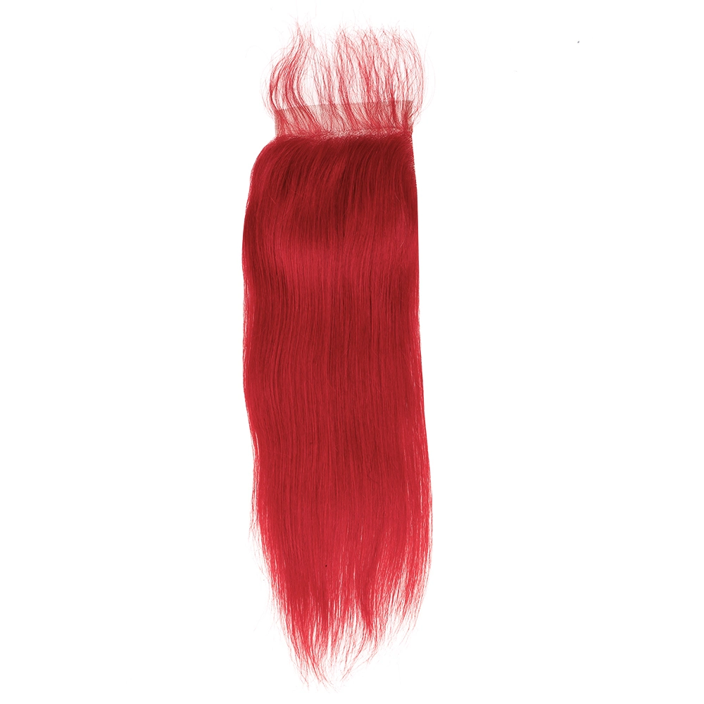 Cor Kbeth Tecelagem de fio de cabelo para as mulheres negras de 2021 Fashion 100% Verdadeiro Cabelo humano 16 pol de comprimento de onda do Corpo Bundle Cor Vermelha Remy Martas trama por grosso
