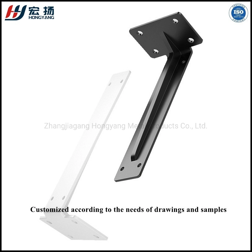 Furniture Hardware L Shape Steel Flat Angle Bracket Iron Metal Cabinet Frame Corner Bracket Fastener