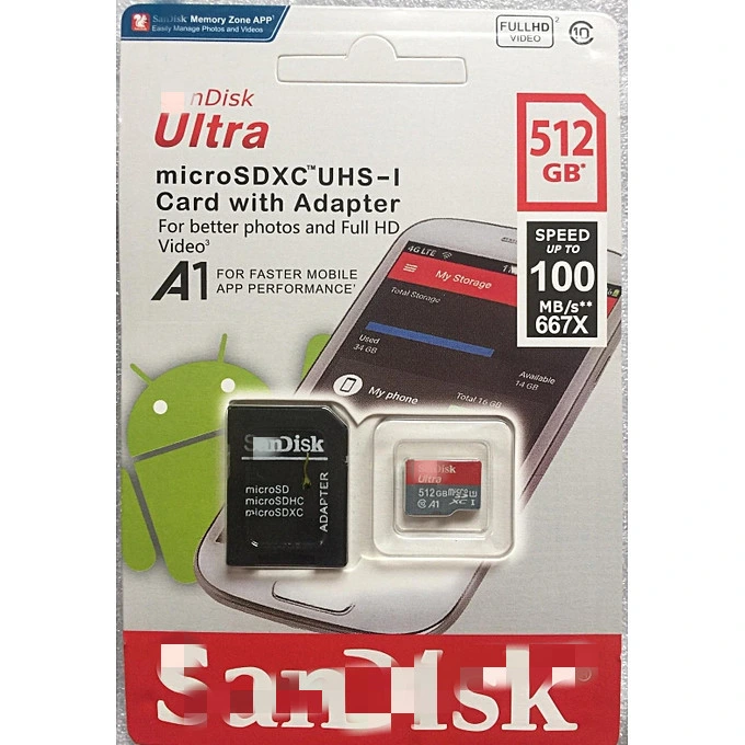 Micro SD Card 16GB 32GB microSDHC-Speicherkarte 64GB 128GB 256GB microSDXC Extre pro V30 U3 4K UHD TF-Karten