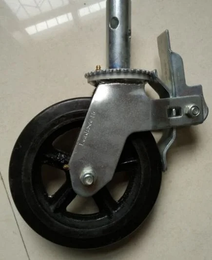 Heavy Duty Mobile Scaffolding Caster Wheel 8 Inch Diameter 200mm