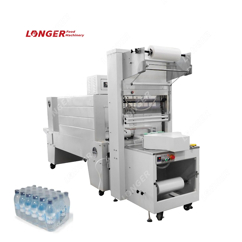 Plastic Film Heat PP Water Filter Shrink Wrap and Labeling Machine