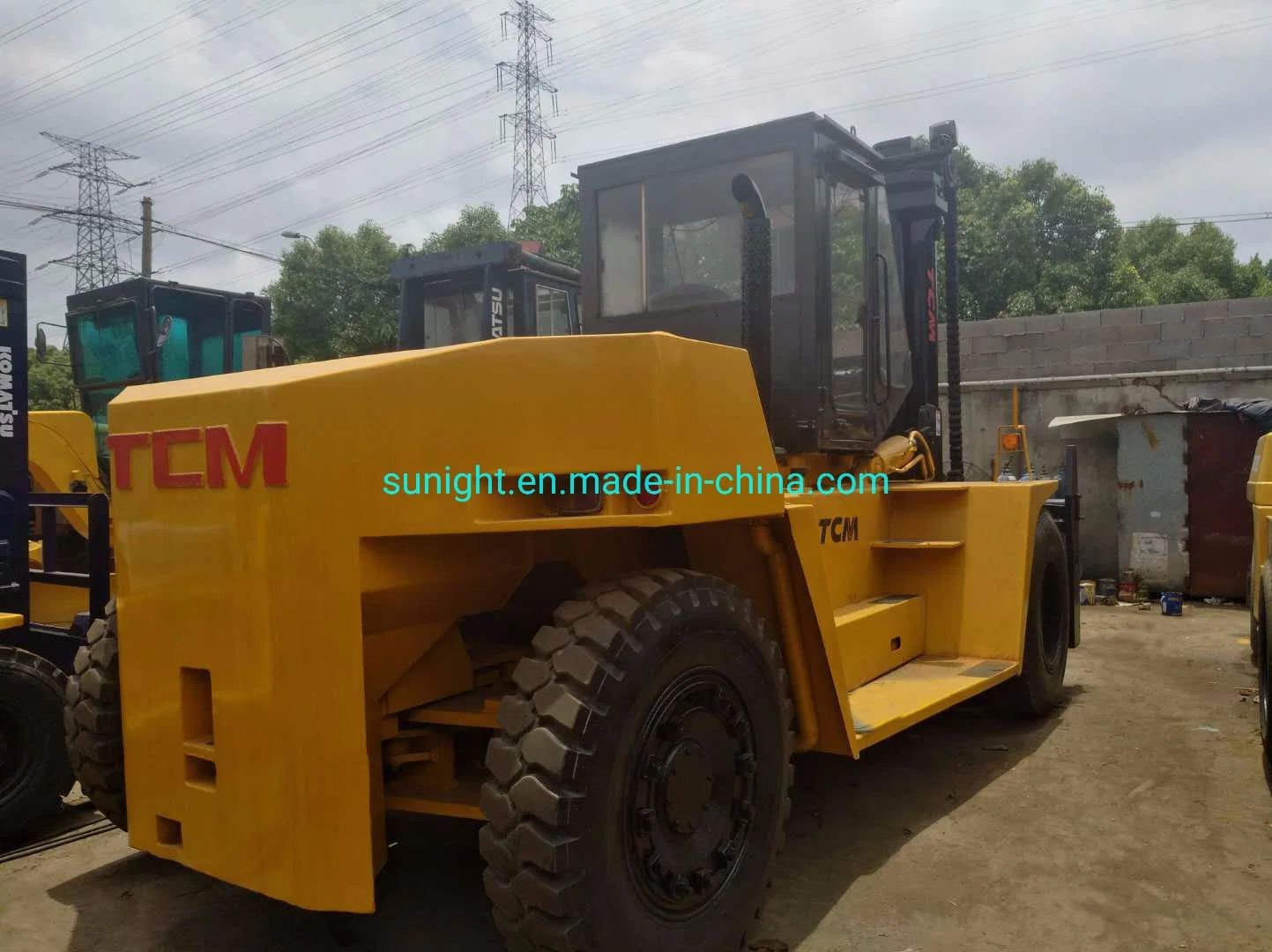 Good Quality Used 20 Ton Forklift Truck Tcm Fd200 Diesel Forklift for Sale