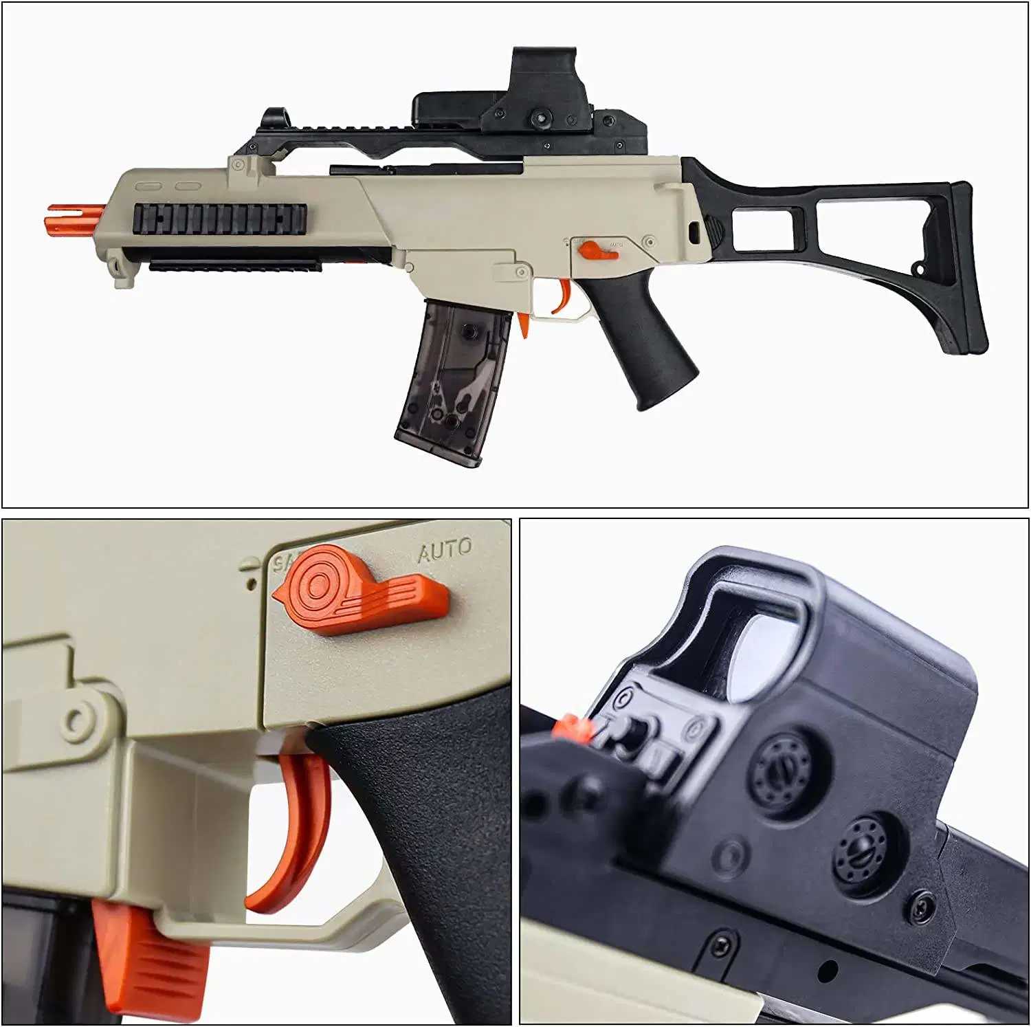 Hot Selling Electric Water Gel Blaster Gun Automatic Water Gun Blaster Outdoor Backyard Shooting Toy