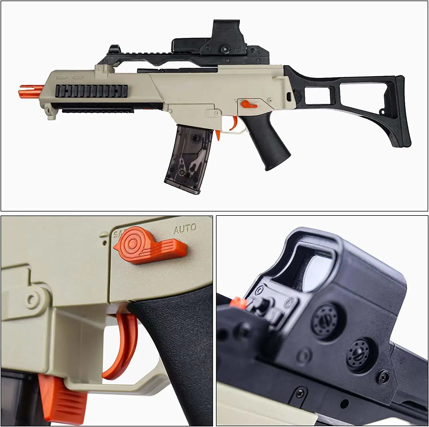 Горячая продажа Электрический гель для воды Gel Blaster Gun Автоматический водяной пистолет Игрушка для съемки на заднем дворе Blaster