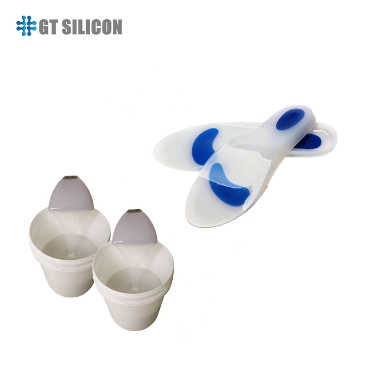 High Quality Factory Discounts 1: 1 Platinum Silicone Rubber Makingsuper Soft High Tensil Strong Tear Shoe Insole Gel Heel