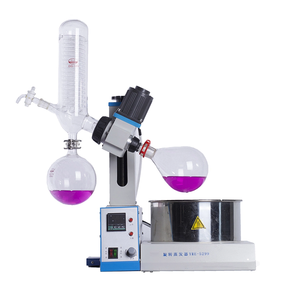 Laboratory 3L Manual Lift Rotary Evaporator Machine with Chiller and Vacuum Pump