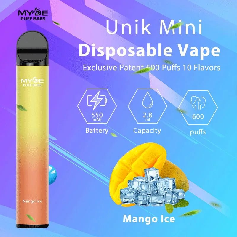 Amerika Europa Top Sale 600 Puff Einweg-Vape Pen