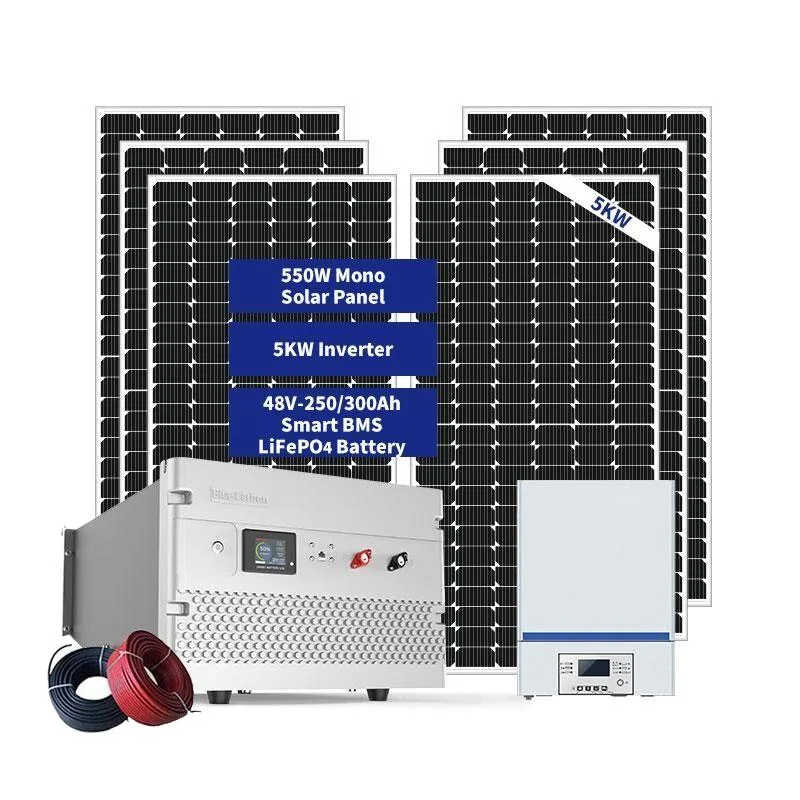 Grid Tie 5kw 6Kw 7kw 8kW Solar Panel System Sistema de energía