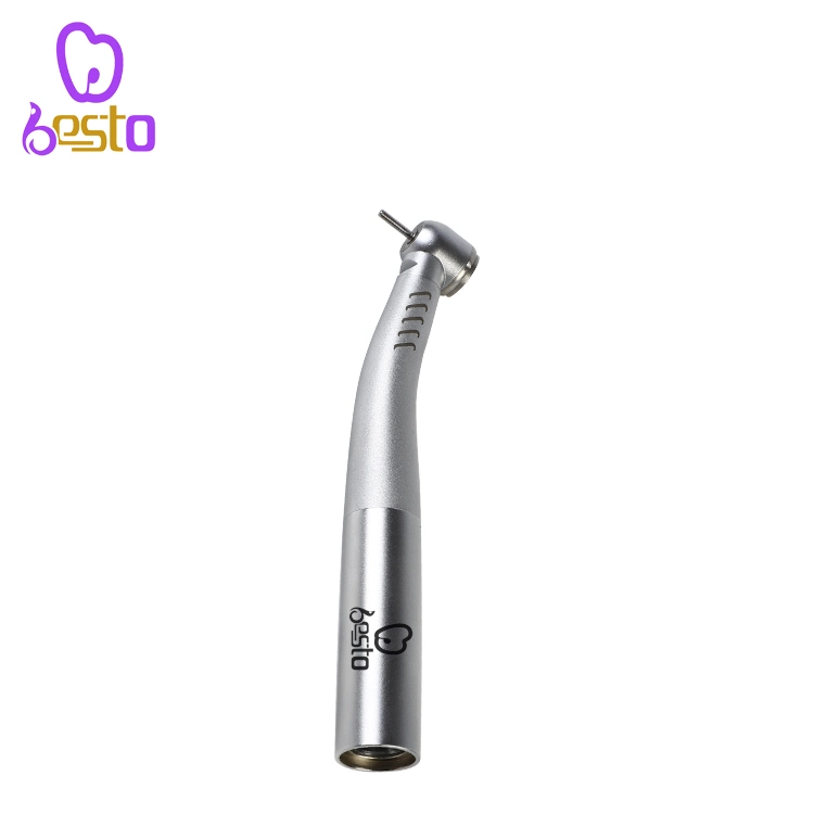 Professional Fiber Optic High Speed Dental Handpieces Push Button Air Turbine Quick Type with 6 Holes Couplings