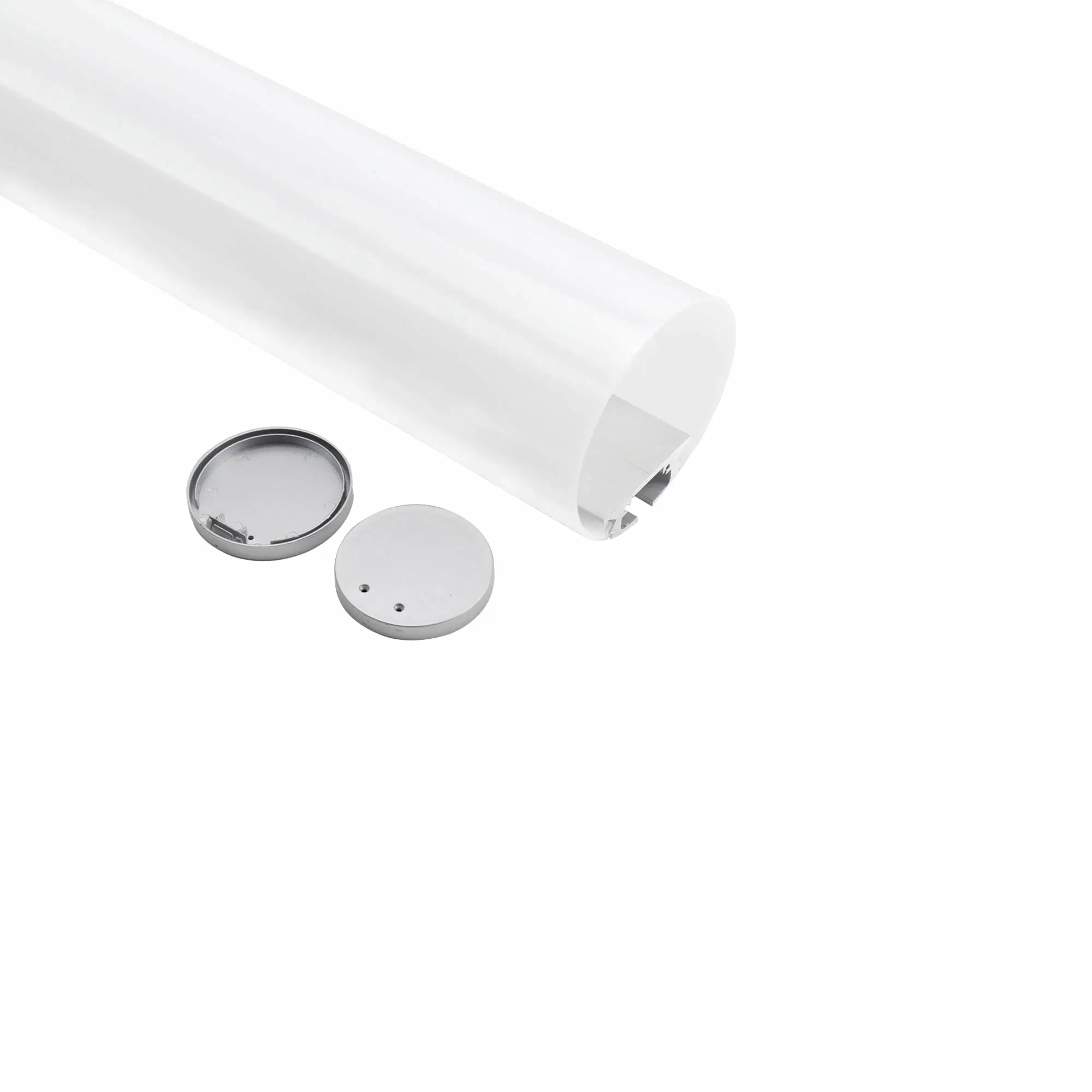 60mm Runde Form Home Lighting LED-Streifen Profil aufgehängte LED Aluminiumprofil