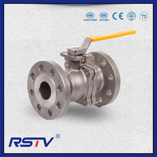 API&ASME&DIN&JIS Stainless Steel CF8m / CF8 / Wcb 2PC Floating Flange Ball Valve