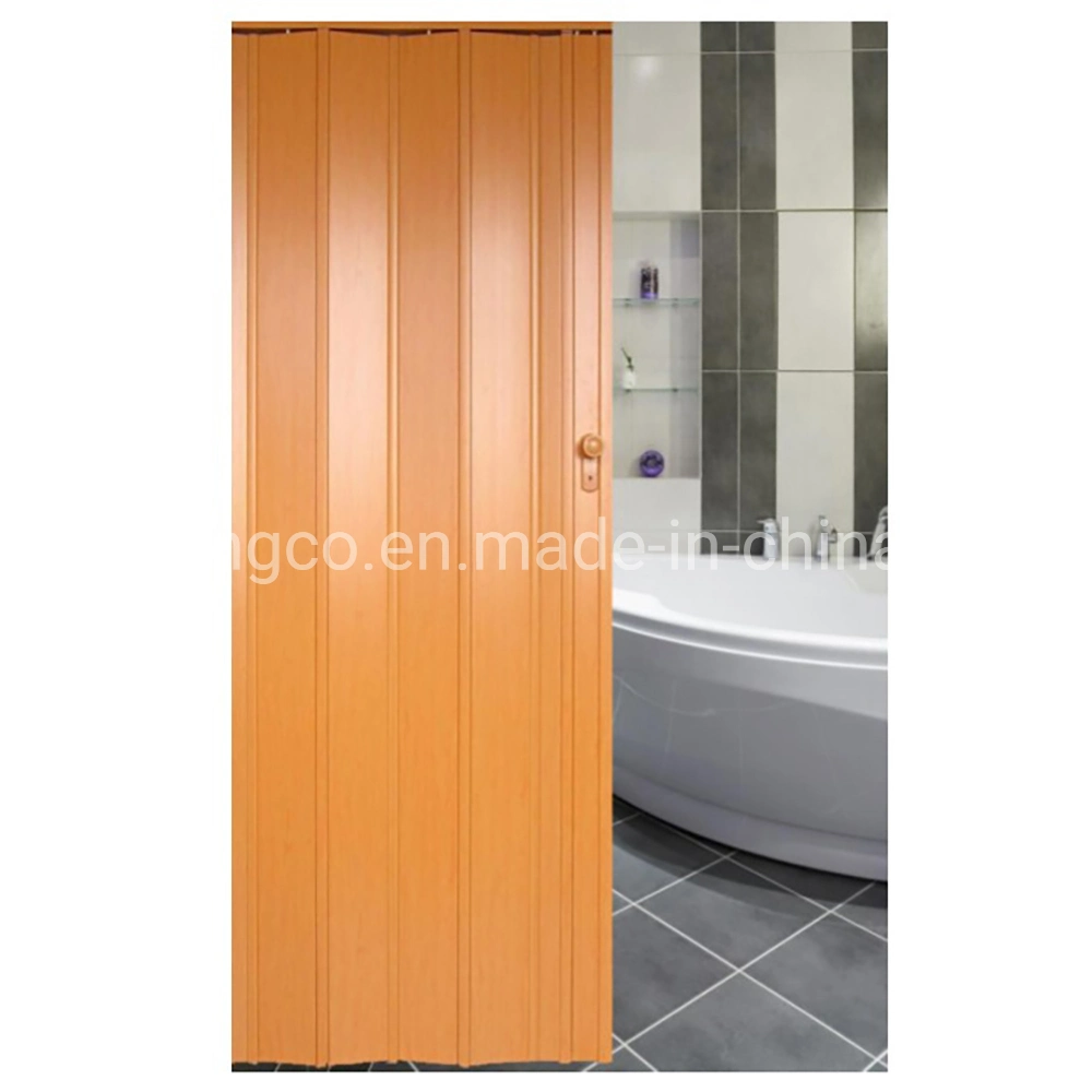 Commercial PVC Frame PVC Panel Customized Accordion Sliding Doors Manual Transparent Polycarbonate Folding Door Clear Plastic Glass Foldable