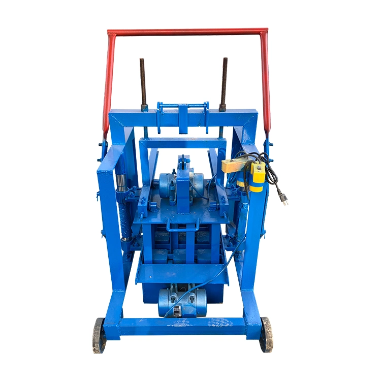 Semi-Auto Hydraulic Construction Brick Machinery Concrete Hollow Block Making Machine