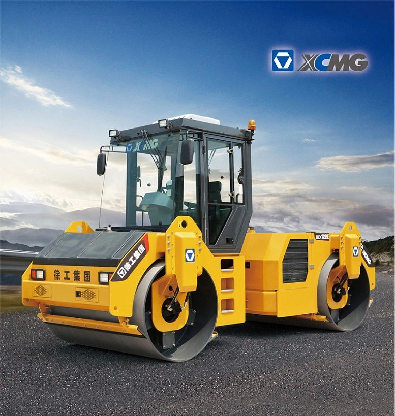 XCMG Brand Xd132e 13ton Compactador de rodillos de doble tambor