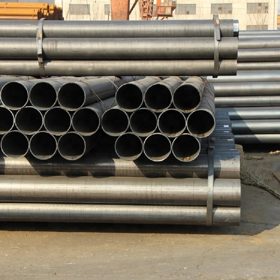 Construction Large Diameter High Strength 0.8 - 12.75 mm Hot Rolled Spiral Welded Round Carbon Steel Pipe