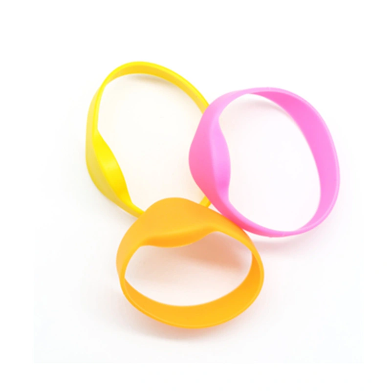 13.56MHz MIFARE Ultralight C RFID silicone Wristband Bracelets