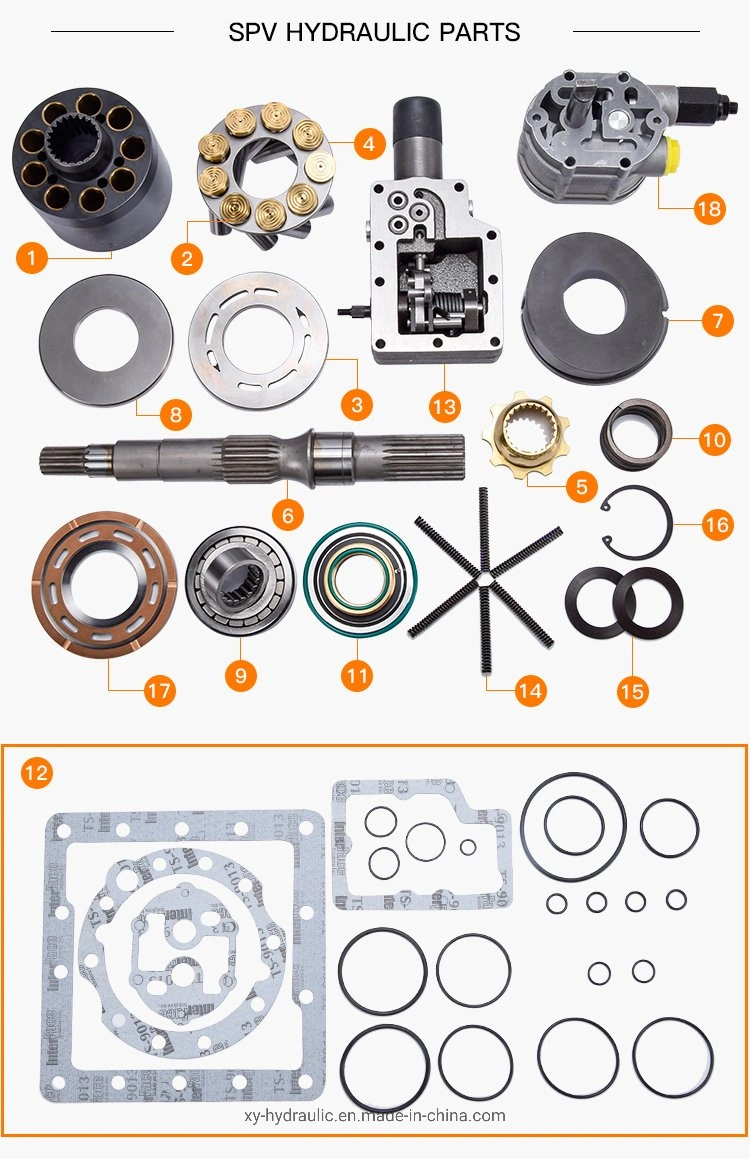 Sauer MPV025 MPV035 MPV044 MPV046 Mpt025 Mpt035 Mpt044 Mpt046 Repair Kit Hydraulic Pump Parts