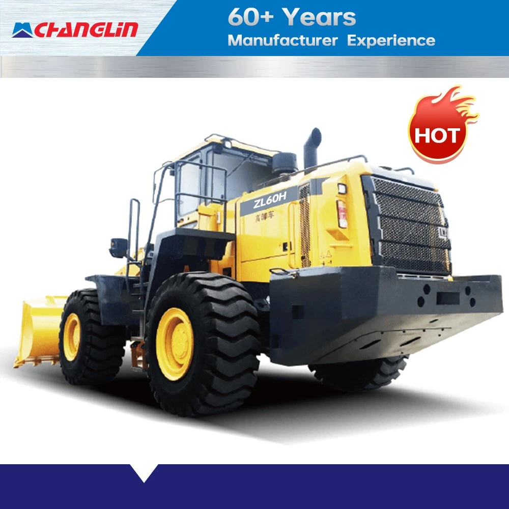 Changlin Hot Sale Construction Machine Front End Wheel Loader 6000kg High Efficiency
