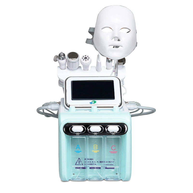 Hydrafacial Cuidado de la piel facial hidro 6 en 1 burbuja pequeña máquina La máquina máquina Hydrofacial