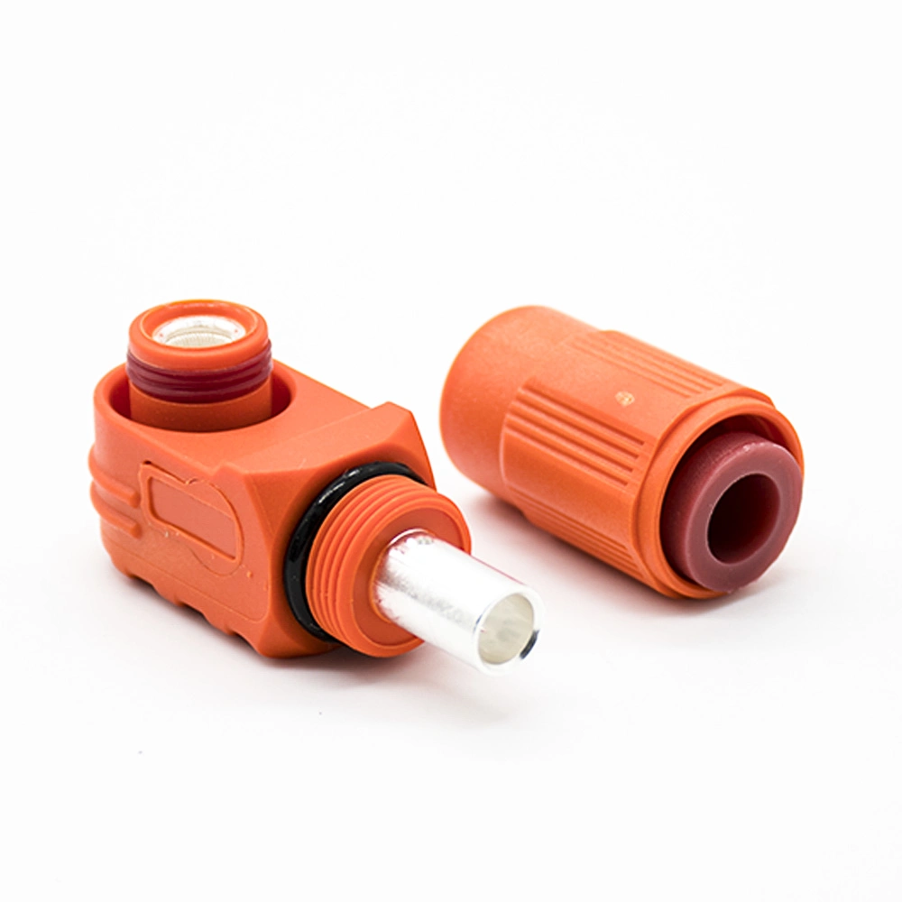 Surlok IP67 Plastic Corrente Elevada 8mm Terminal 200um direito de Laranja Ligue o conector da bateria de 50mm2 Fio