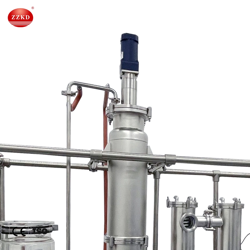 High Precision Wiped Film Evaporator Stainless Steel Distillation Equipment Molecular Distillation