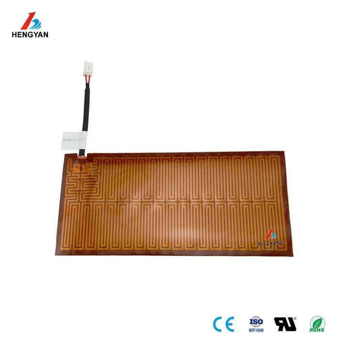 48V Flexible Electric Foil Kapton Polyimide Heater Pi Heating Element