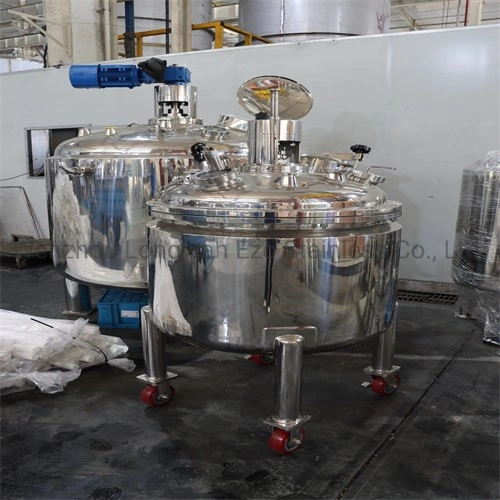 Ezo Sanitary Stainless Steel Pressure Large Scale Sterile Powder Granule Homogenizing Emulsification Tank