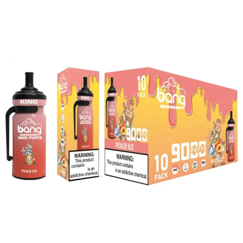 E-Cigarette Disposable Puff Vape Pen Bang XXL Bang King 9000 Puffs with 16 Flavor Liquid Pre-Filled