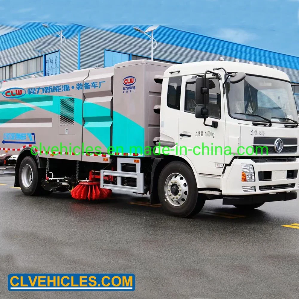 Clw Medium Duty Garbage Water Tank Street Washing Truck