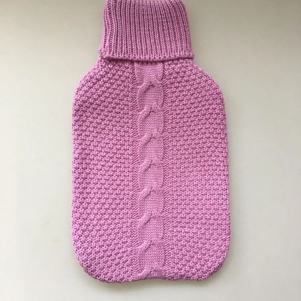 Special Purple Colour Knit Cover for Hot Water Bottle