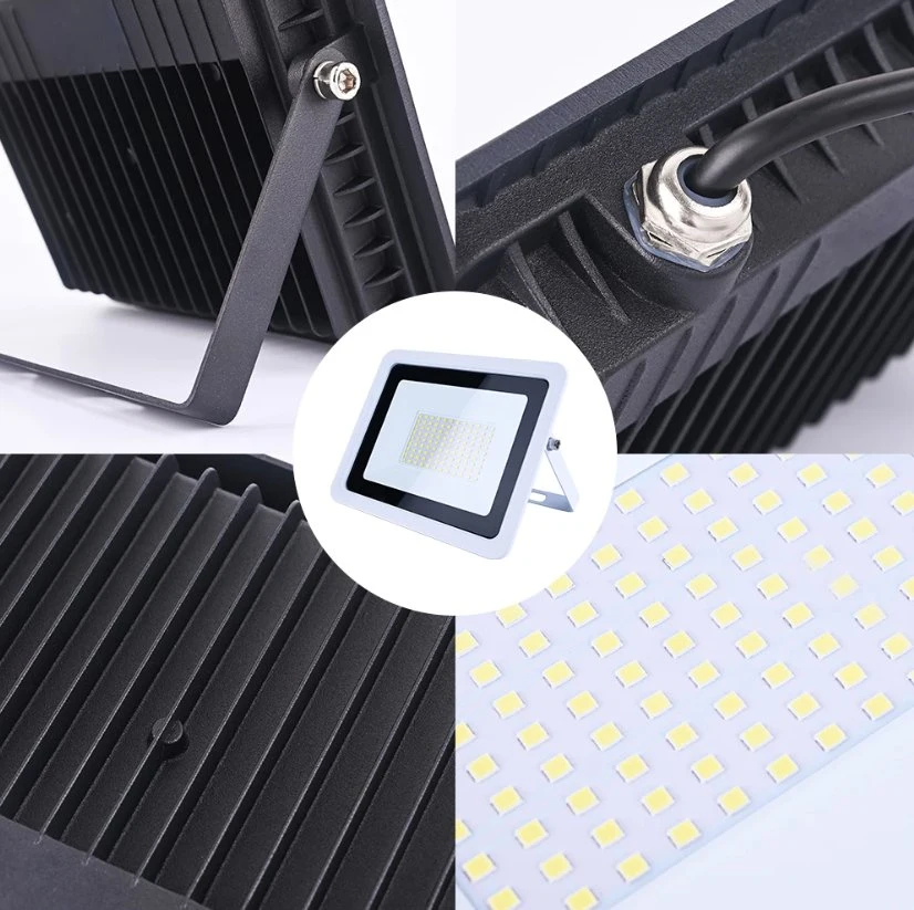 Proyector LED 400W 300W 200W 150W100W 50W 30W 20W 10W en el exterior impermeable IP68 de la luz de la calle Spotlight Lámpara de Pared Farol de alumbrado de jardín