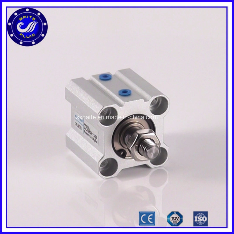 Aluminum Standard Compact Mini Pneumatic Cylinder