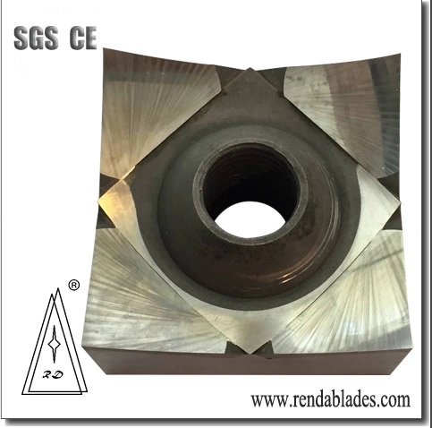 Center Square Rotor 40*40mm Zerma Single Shaft Shredder Crushing Blade