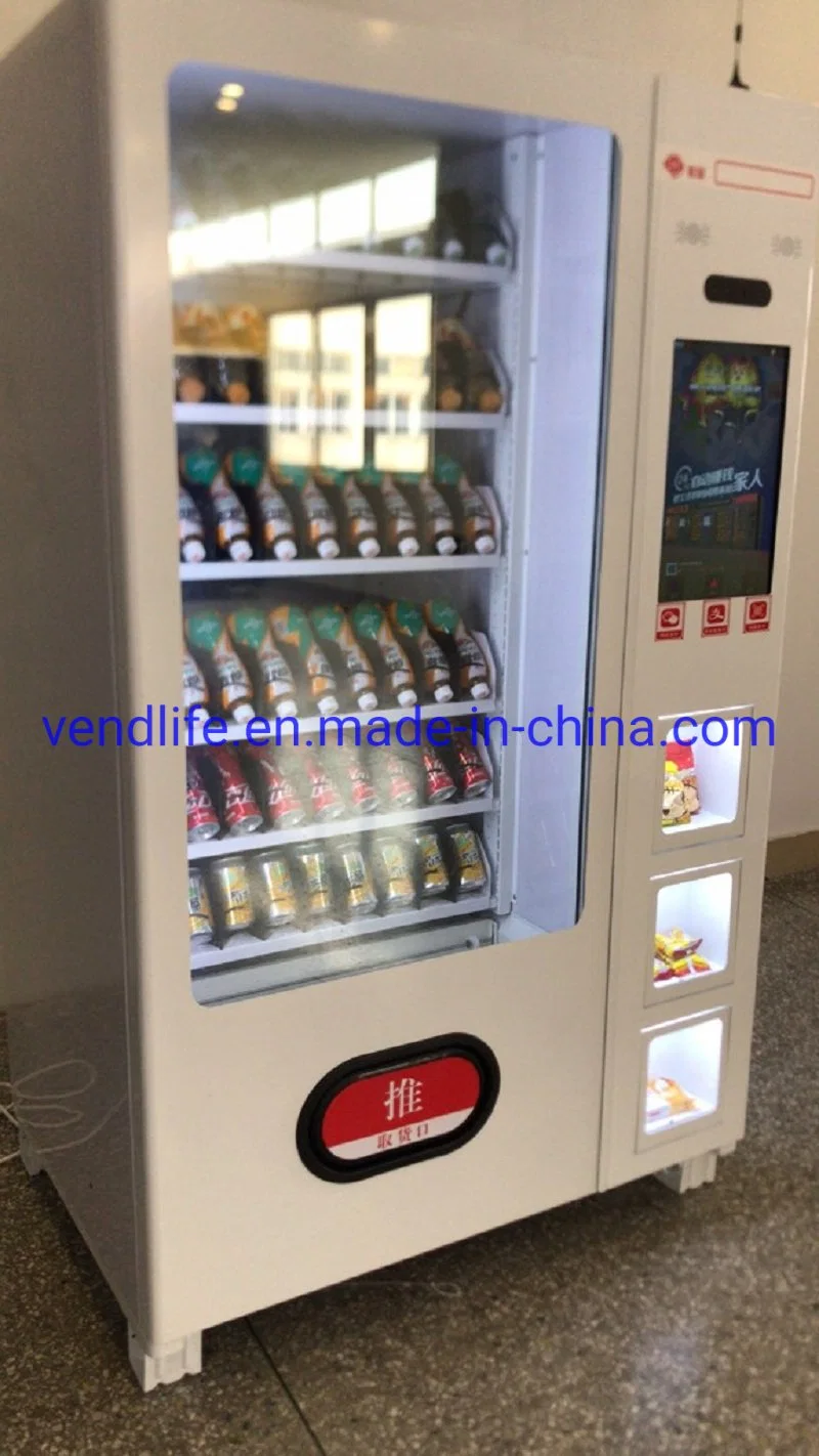 Vendlife Vending Machines with Locker Automatic Fast Food Breakfast Meal Lunch Box Hot Food Vending Machine for Office