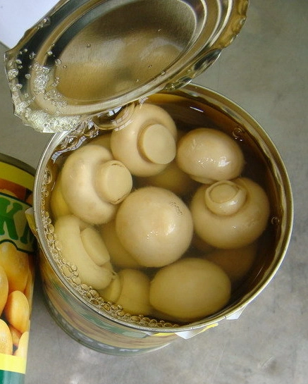 Canned Food Mushroom Whole in Private Label