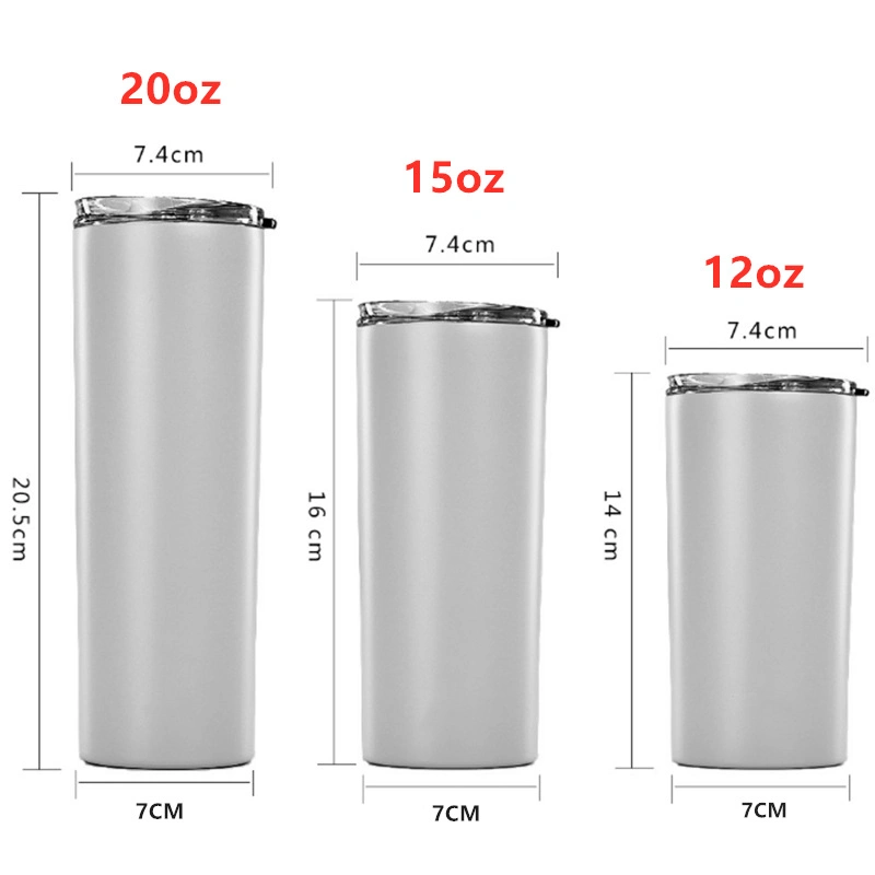 12oz/15oz/20oz Double Wass Stainless Steel Keep Warm/Cold Water Bottle Thermos Cup