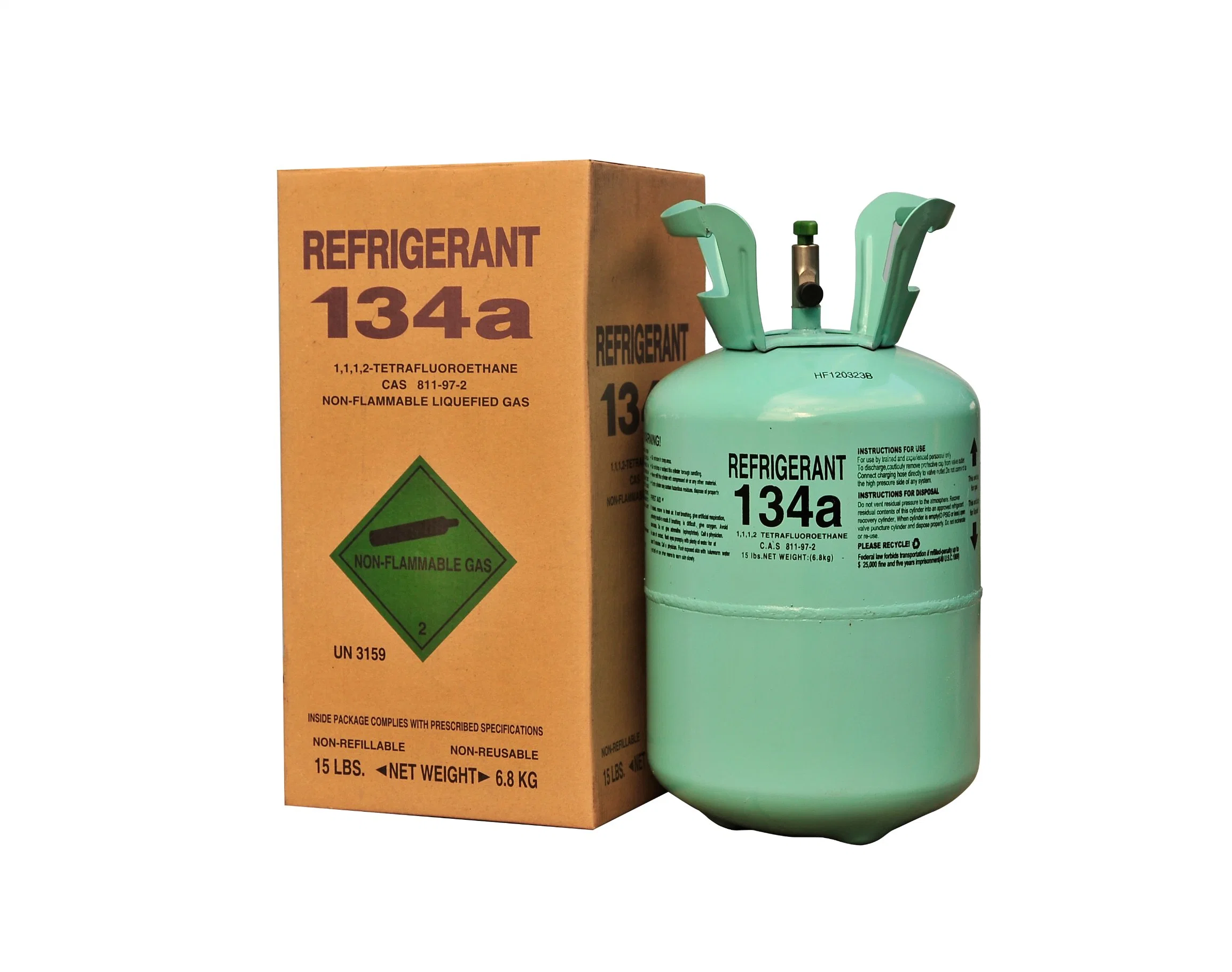 99.9% CF4 Refrigerant R134A Gas