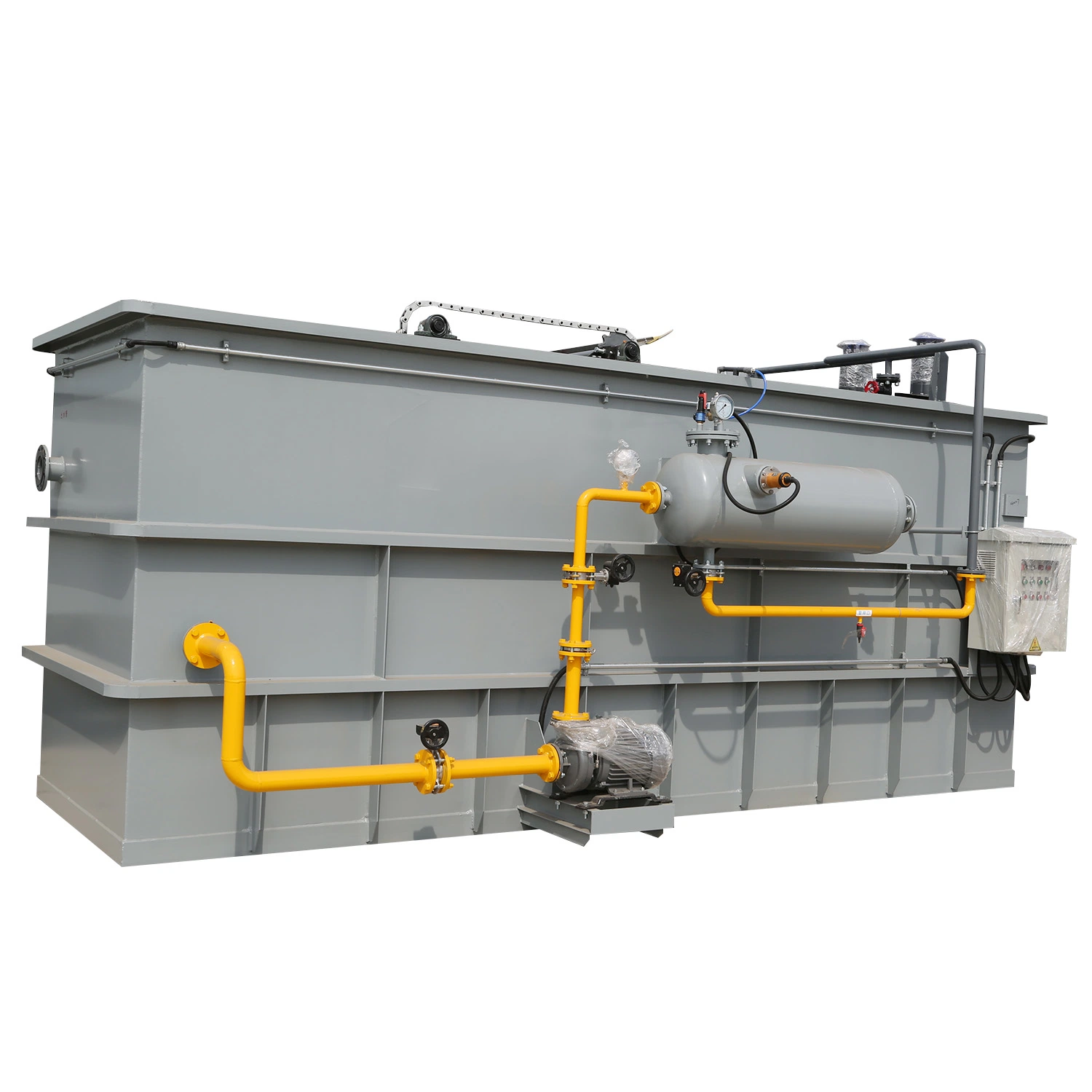 Flat Flow Type Dissolved Air Flotation Solid Liquid Separator for Algae Removal